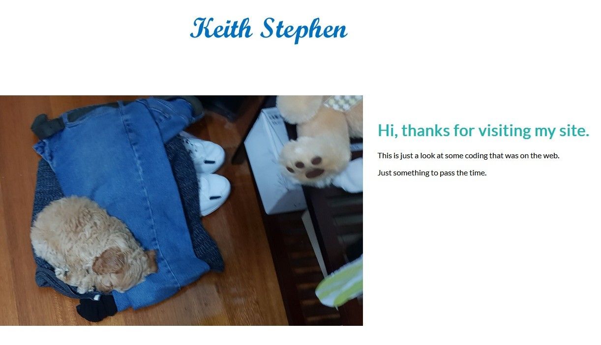 Keith T Stephen website thumbnail
