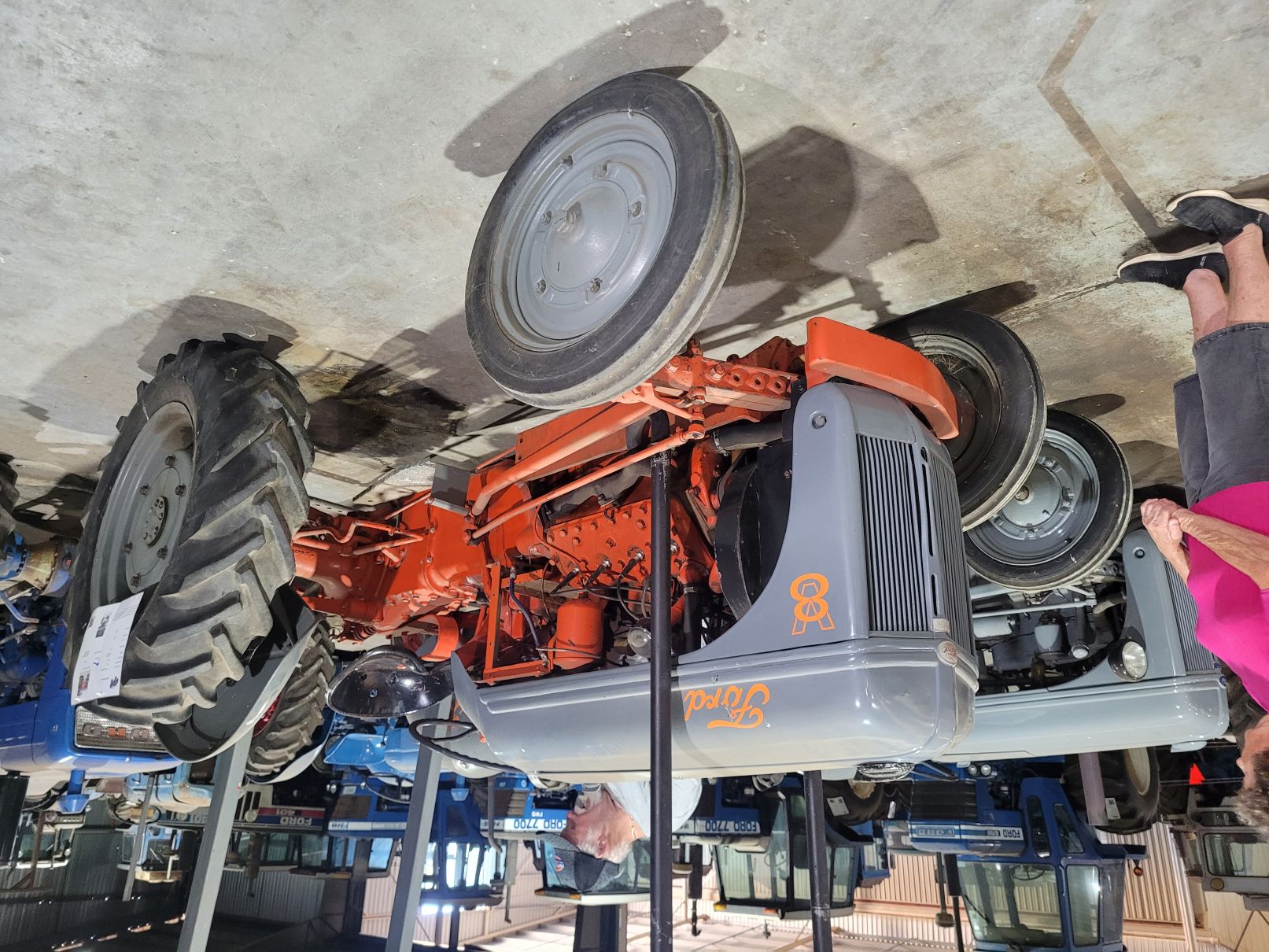 Ford Tractor with 32 flathead v8